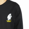 Moomintroll's Flower Longsleeve Shirt With Cuffrib Unisex - Black
