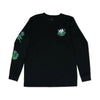 Hide and Seek Longsleeve Shirt With Cuffrib Unisex - Black