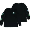 Hide and Seek Longsleeve Shirt With Cuffrib Unisex - Black