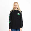 Hide and Seek Longsleeve Shirt With Cuffrib Unisex - Black