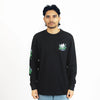 Hide and Seek Longsleeve Shirt With Cuffrib Unisex - Black