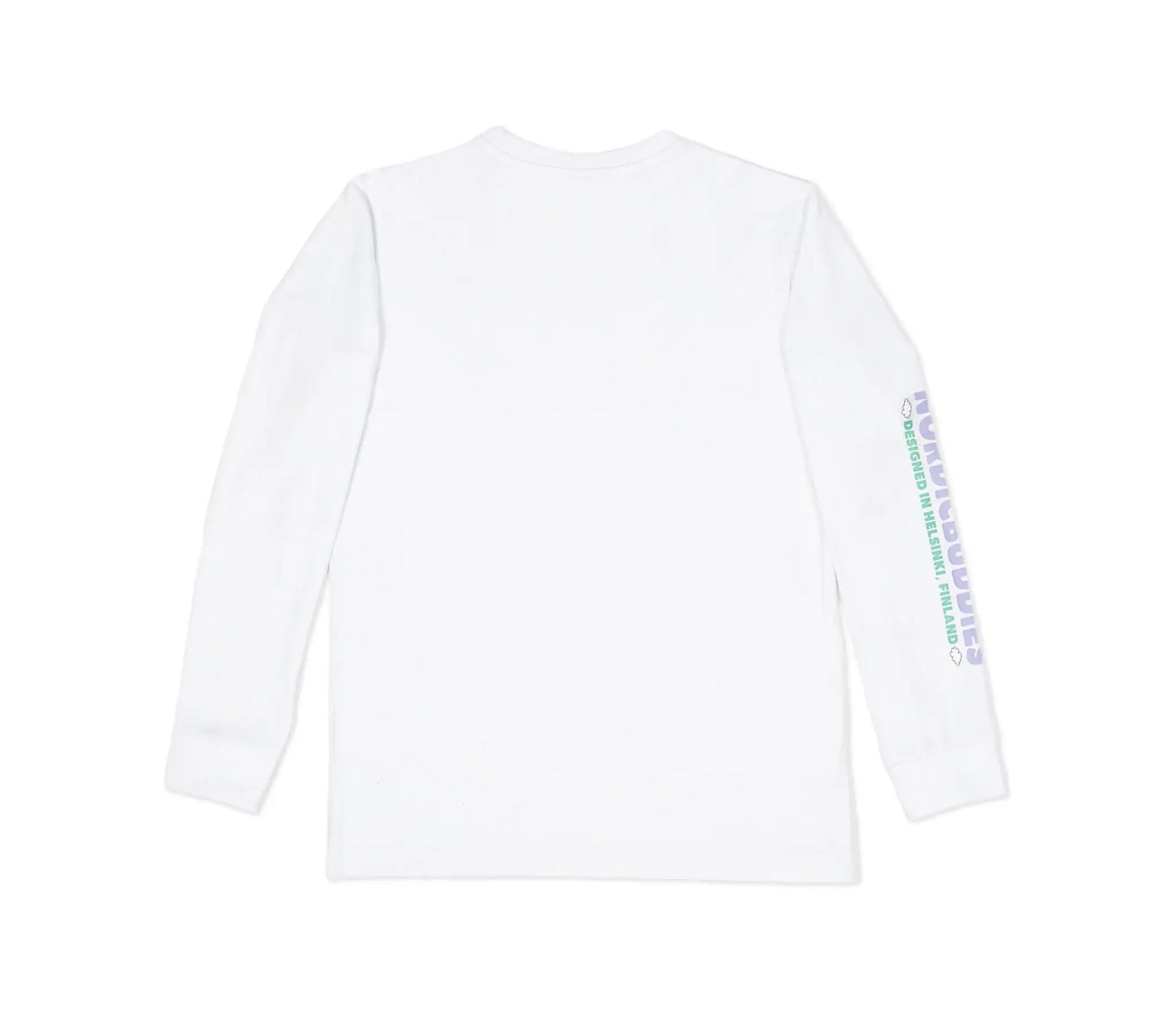 Moomintroll's Adventure Longsleeve Shirt With Cuffrib Unisex - White