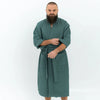 Waffle Fabric Robe for Men