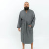 Waffle Fabric Robe for Men