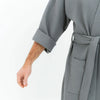 Waffle Fabric Robe for Men