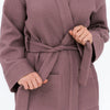 Waffle Fabric Robe for Women