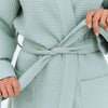 Waffle Fabric Robe for Women