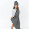 Waffle Fabric Towel with Bunny Ears