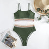 Zigzag Ribbed High-Waist Bikini Set – Sculpt & Shine Collection Trendarium
