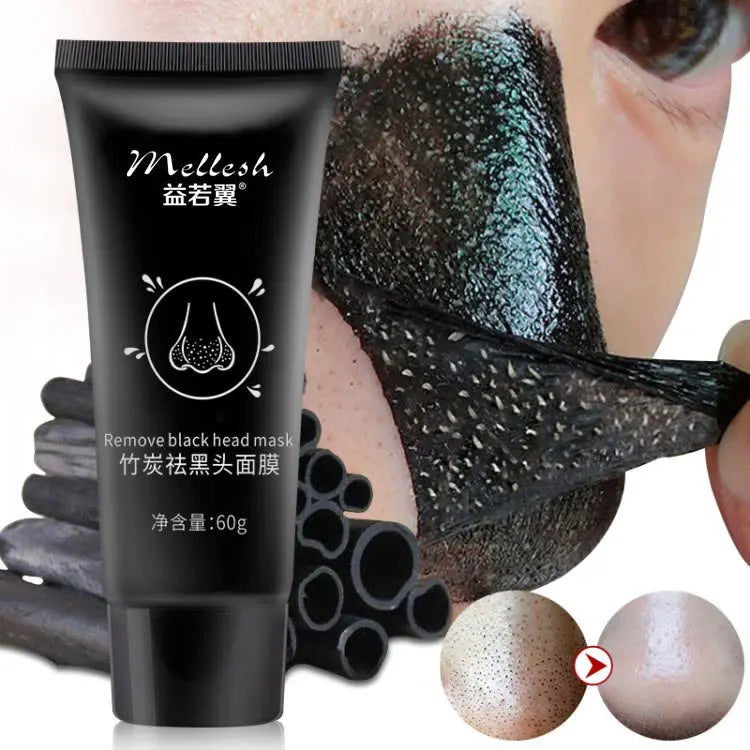 PurePore Detox Mask – Bamboo Charcoal Deep Cleansing for Acne & Pore Refining Mellesh