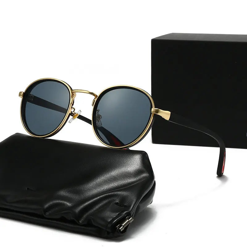Soleil Retro Round Glasses Trendarium