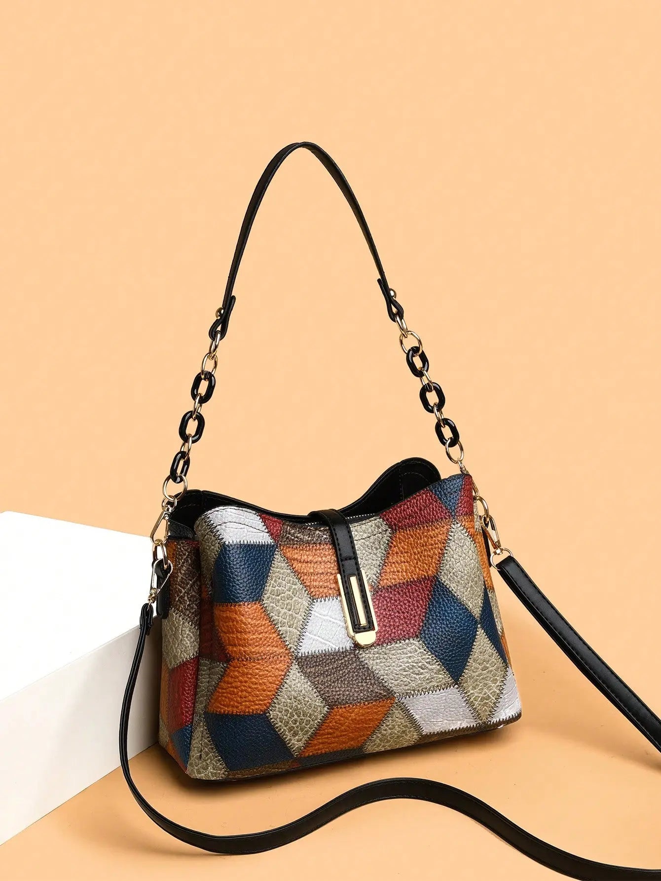 Retro Shoulder Messenger Bag Large Capacity Handbag Trendarium