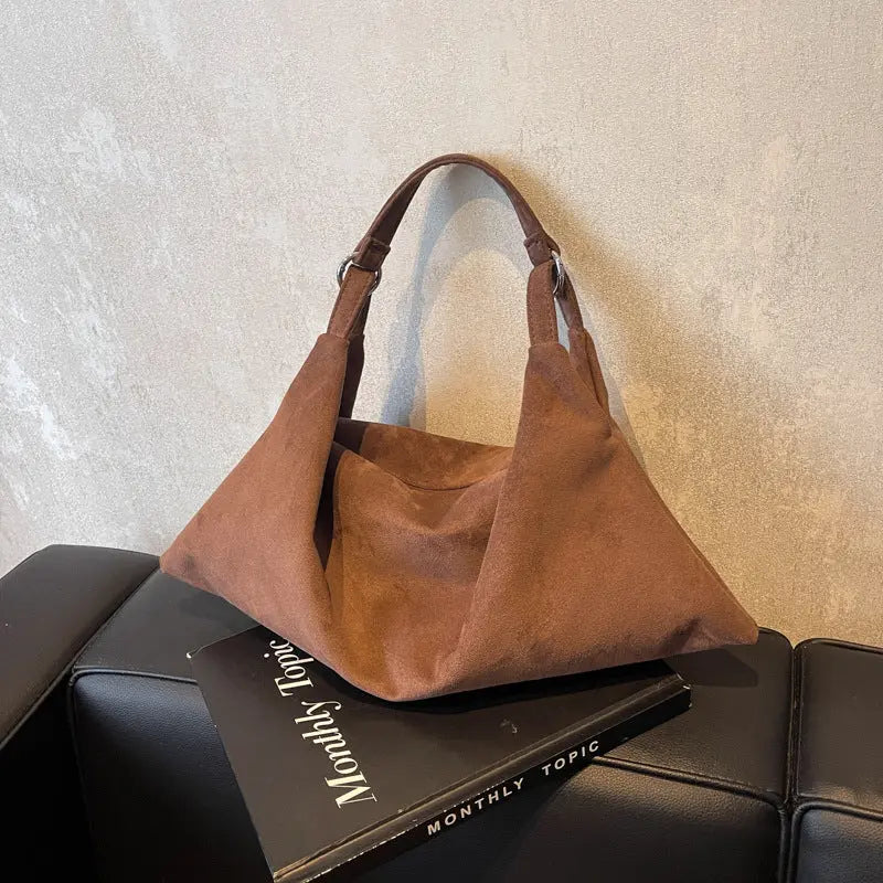 Pu Fabric Portable Shoulder Bag Versatile Simple Messenger Bag Trendarium
