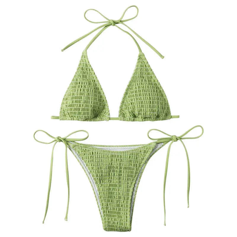 Shimmer Knot Bikini Set Trendarium