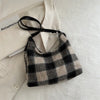 Plaid Large Capacity Commute Leisure Simple Backpack Trendarium