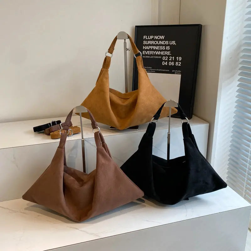Pu Fabric Portable Shoulder Bag Versatile Simple Messenger Bag Trendarium