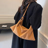 Pu Fabric Portable Shoulder Bag Versatile Simple Messenger Bag Trendarium