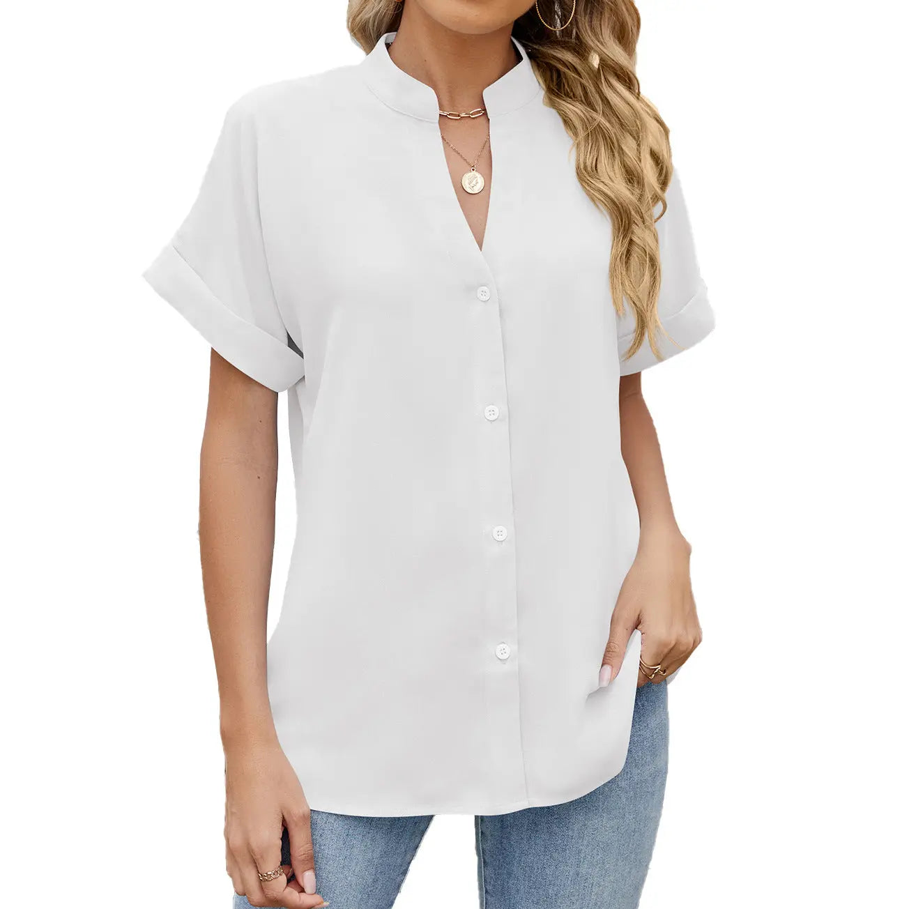 BreezeFlow™ Chiffon Shirt – Casual Elegance Trendarium