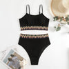 Zigzag Ribbed High-Waist Bikini Set – Sculpt & Shine Collection Trendarium