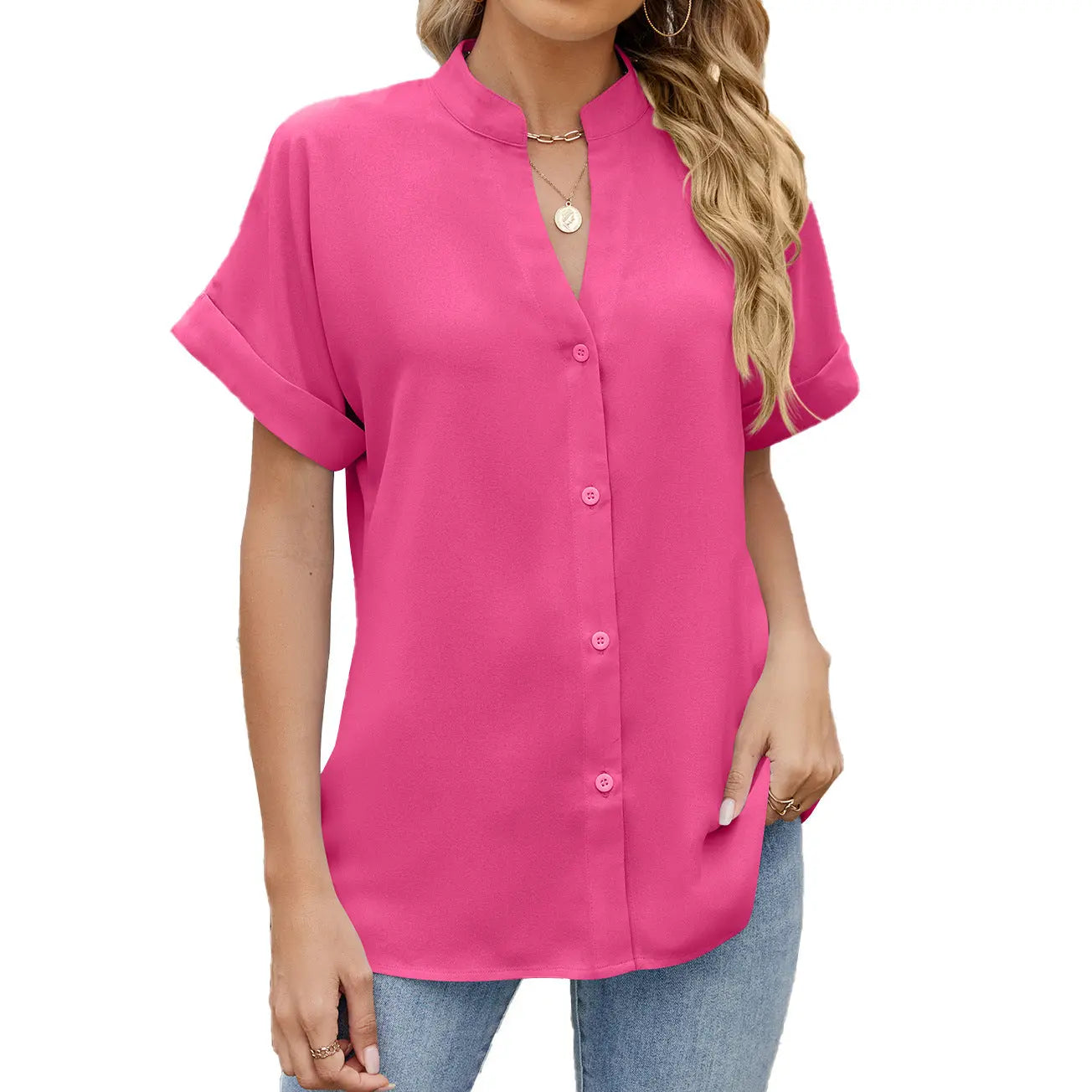 BreezeFlow™ Chiffon Shirt – Casual Elegance Trendarium