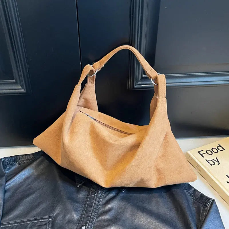 Pu Fabric Portable Shoulder Bag Versatile Simple Messenger Bag Trendarium