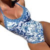 Riviera Bloom Halter Swimsuit Trendarium