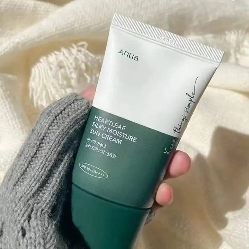 Anua Heartleaf Silky Moisture Sun Cream SPF50+ Anua