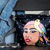 MAKEUP BAG / POUCH SIUZANA - BLACK