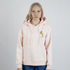Sniff Flower Bouquet Hoodie Ladies - Light Pink