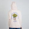 Sniff Flower Bouquet Hoodie Ladies - Light Pink