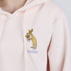 Sniff Flower Bouquet Hoodie Ladies - Light Pink