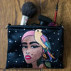 MAKEUP BAG / POUCH SIUZANA - BLACK