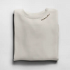 Embroidered Collar Organic Cotton Sweatshirt "Vanaisa" (EE)