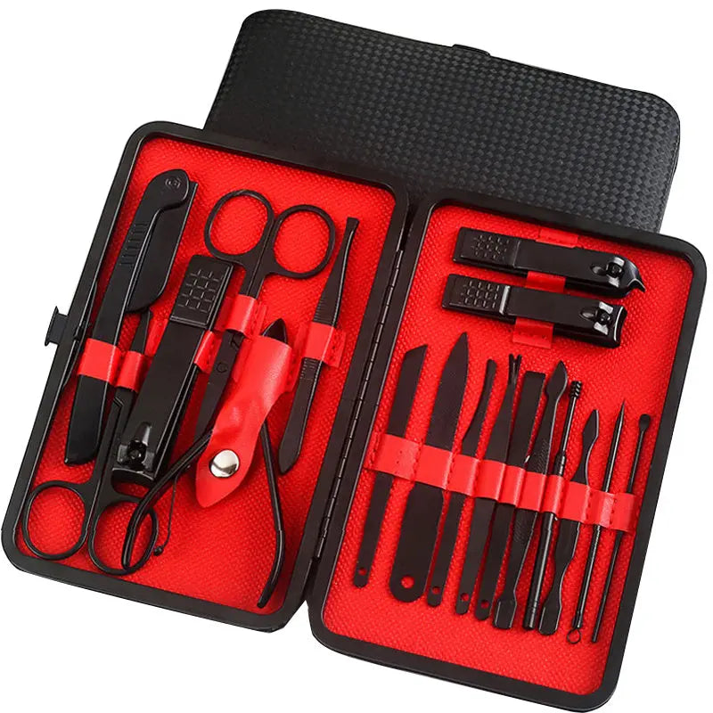 Luxury Nail Care Set – Precision Clippers, Scissors & Grooming Tools Trendarium