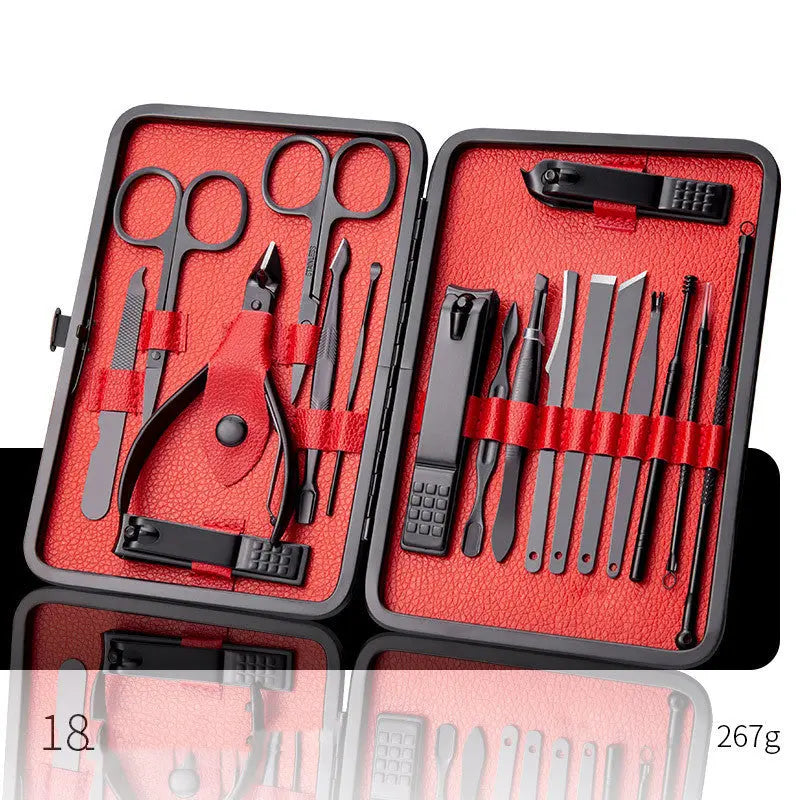 Luxury Nail Care Set – Precision Clippers, Scissors & Grooming Tools Trendarium