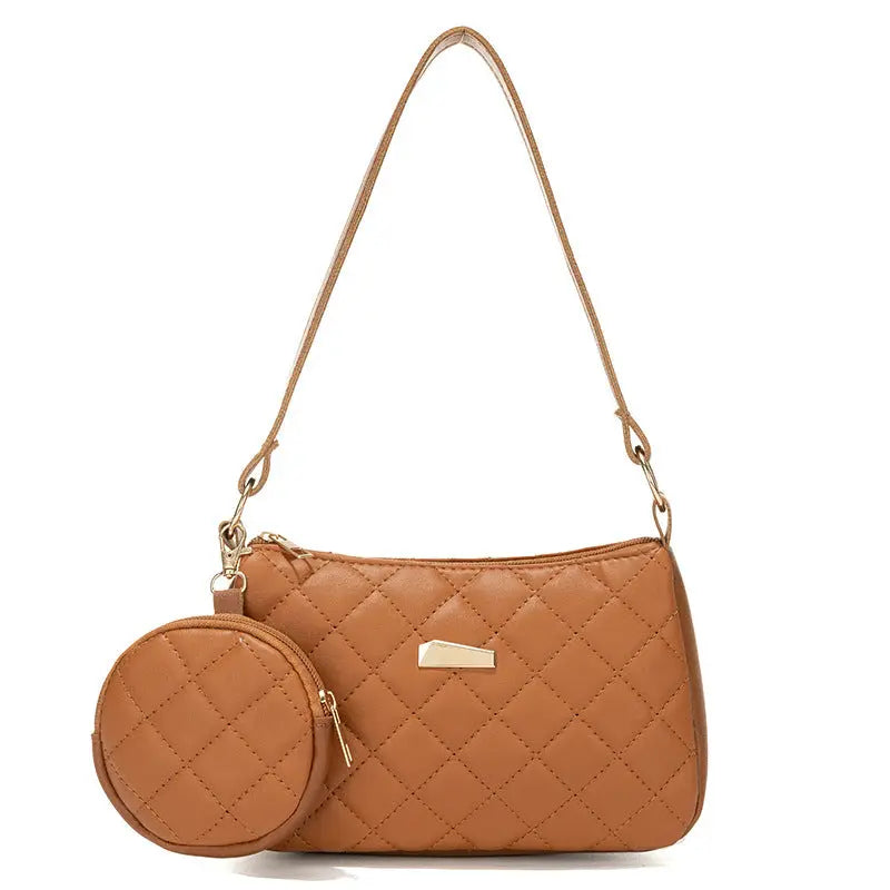 Quilted Elegance Shoulder Bag Trendarium