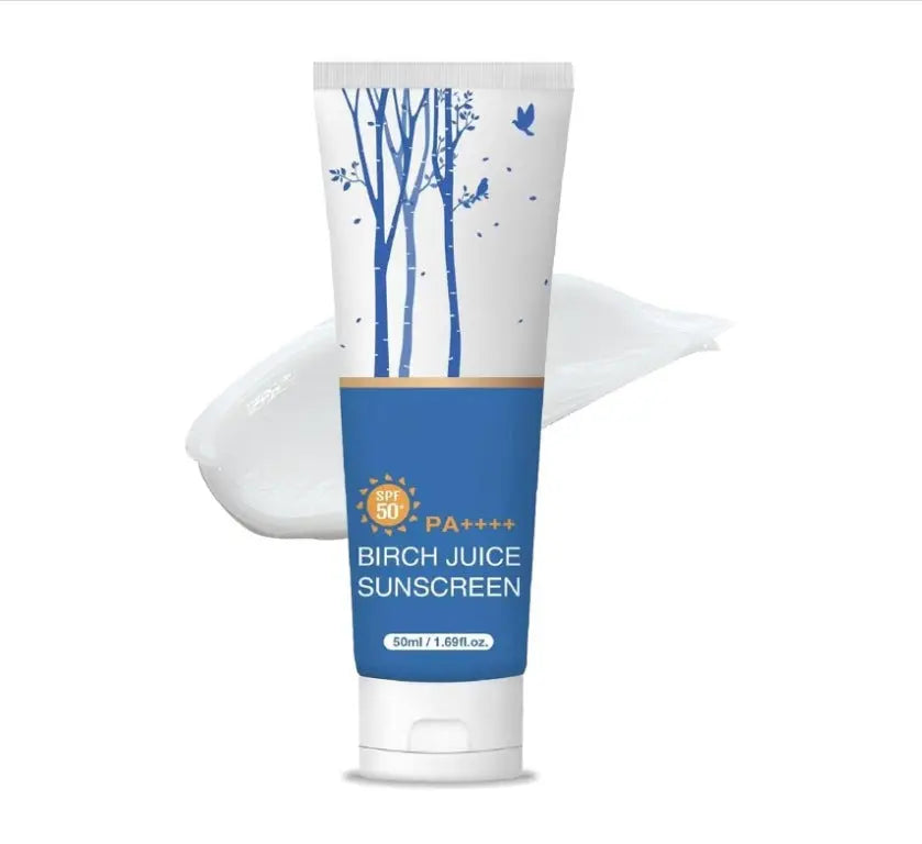 Facial Care Birch Sap Sunscreen Birch juce