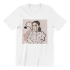 Unisex Organic Cotton T-shirt with Illustration - Abstract