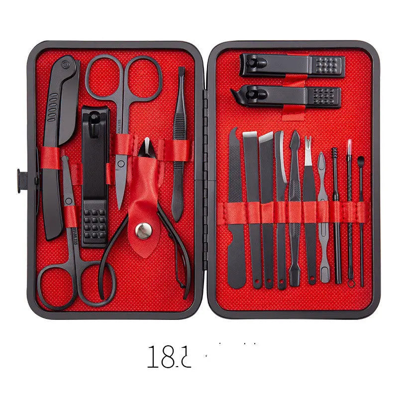 Luxury Nail Care Set – Precision Clippers, Scissors & Grooming Tools Trendarium