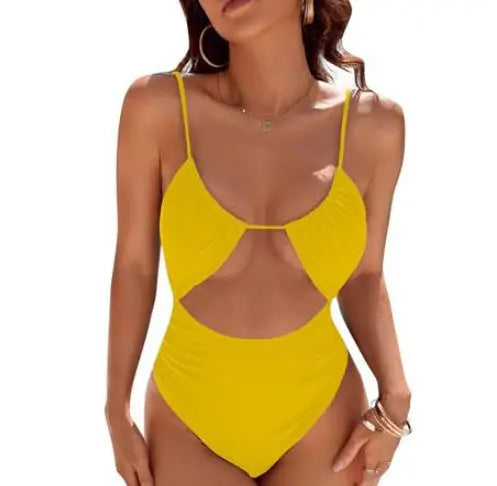 Sculpted Elegance Cutout Swimsuit Trendarium