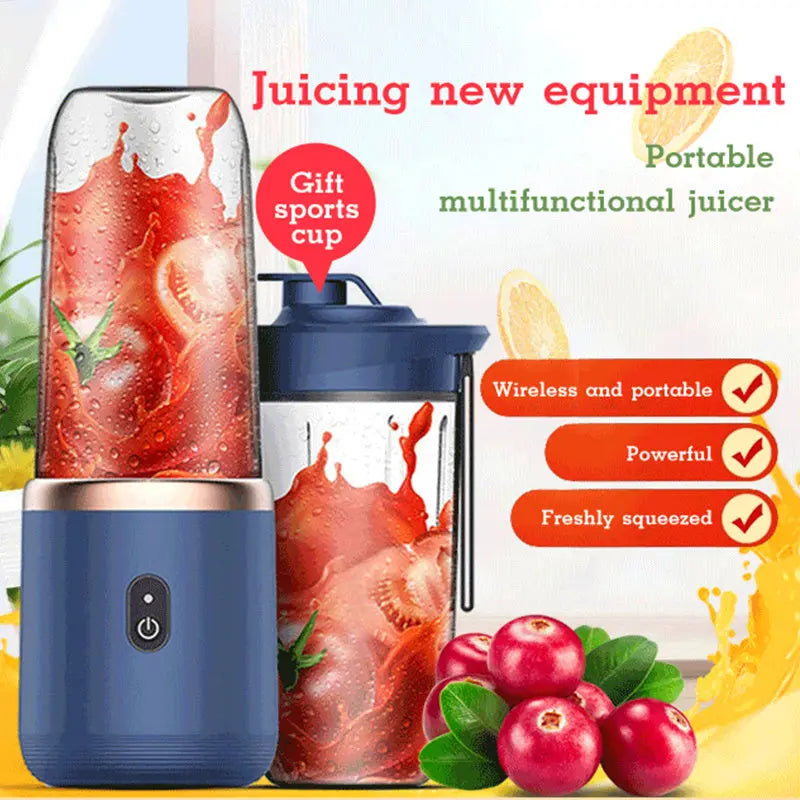 SmoothieGo™ – Portable Mini Blender & Juicer Cup Trendarium