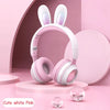 Rabbit Ear Headphones Wireless Luminous Extendable Wheat Headphones Trendarium