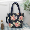Versatile Large Capacity Floral Canvas Crossbody Shoulder Bag Trendarium