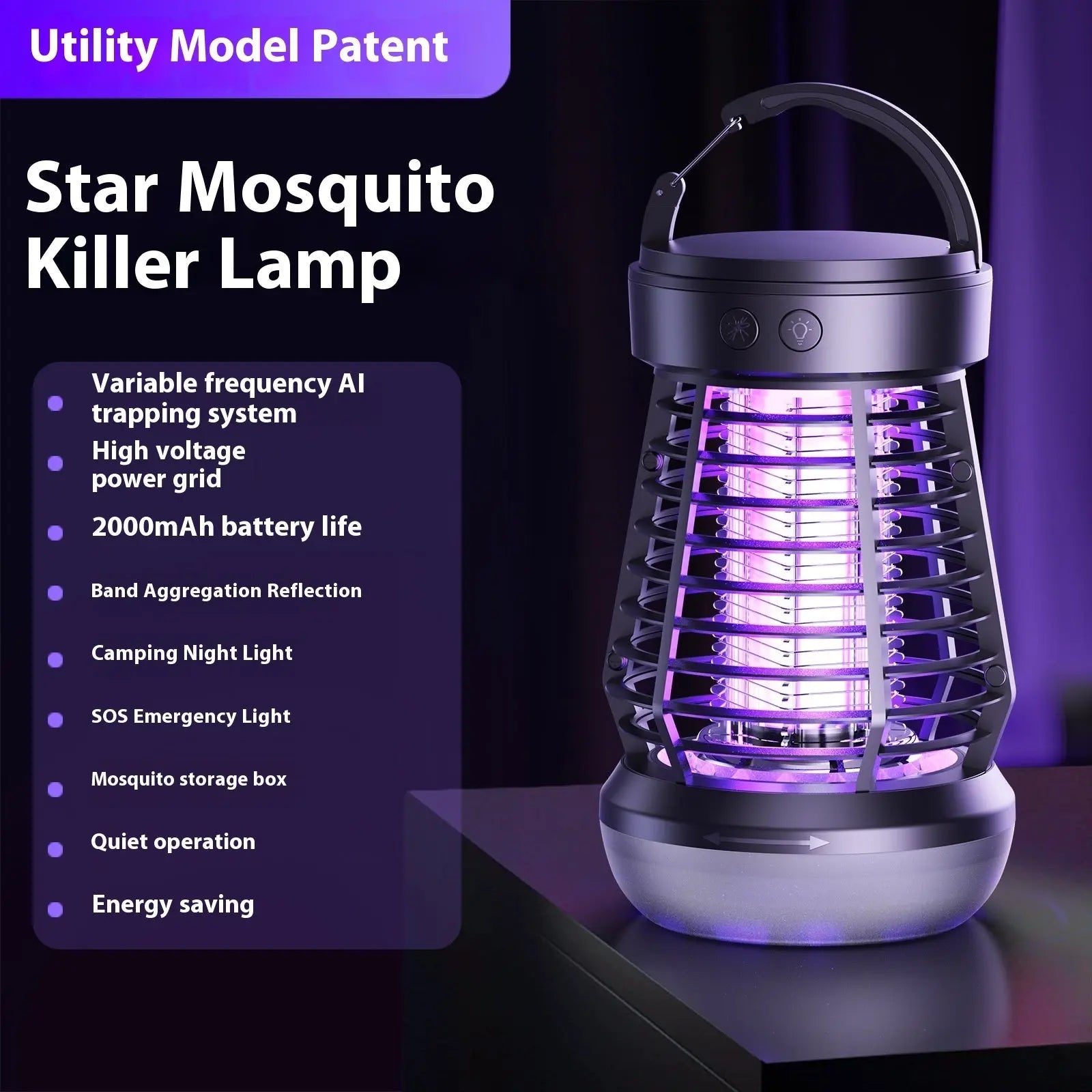 BuzzShield™ 3-in-1 Fly Trap & Camping Light Trendarium