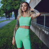 Biker Shorts - Green