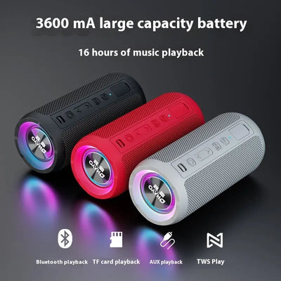 BassWave Portable Bluetooth Speaker Trendarium
