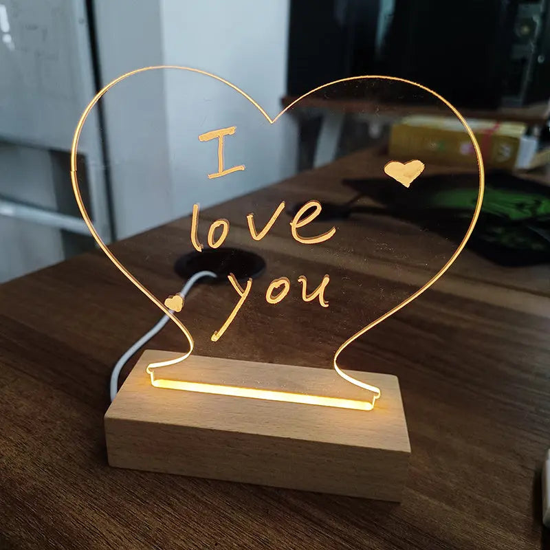 LumaBoard™ – LED Acrylic Message Panel with Marker Trendarium