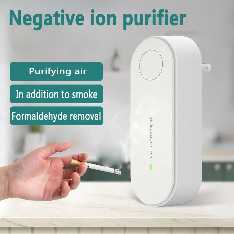 Smart Mini Air Purifier – USB Ionizer & Odor Eliminator for Home or Bathroom” Trendarium