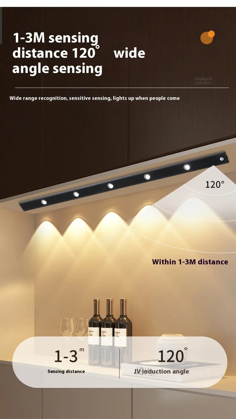Sleek Motion Sensor LED Bar Light – Rechargeable & Magnetic Trendarium