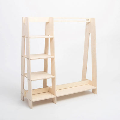 Clothing Rack with Shelves for Toddlers